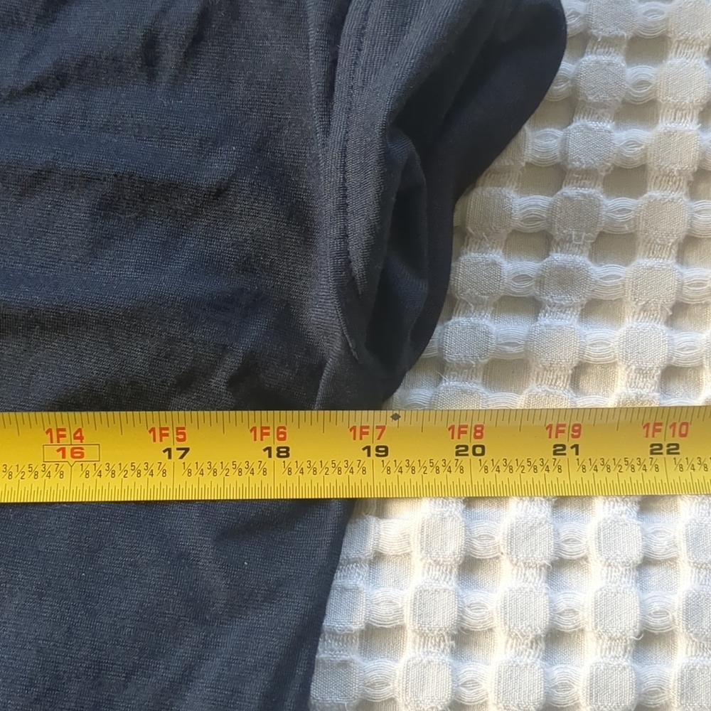 Smartwool Everyday Exploration XS Short Cap Sleeve Button Up Navy Blue Hiking - Picture 7 of 10